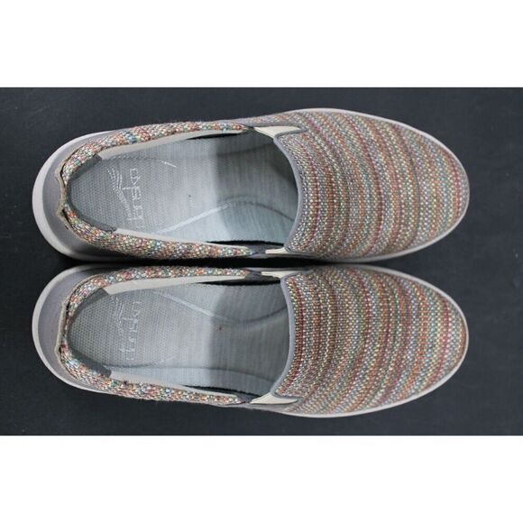 Dansko Shoes Women’s 37 6.5 Slip On Striped Fabric EUC 4700212424 Multicolor - Picture 10 of 11